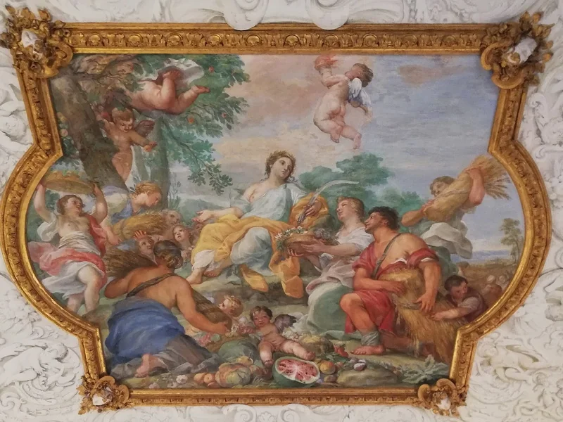 1646-Giacinto Calandrucci - Estate - villa Falconieri